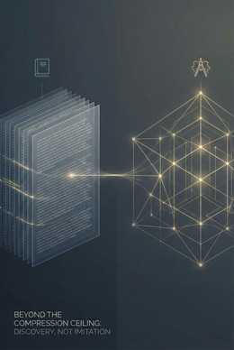 Beyond the Compression Ceiling: Discovery over Imitation